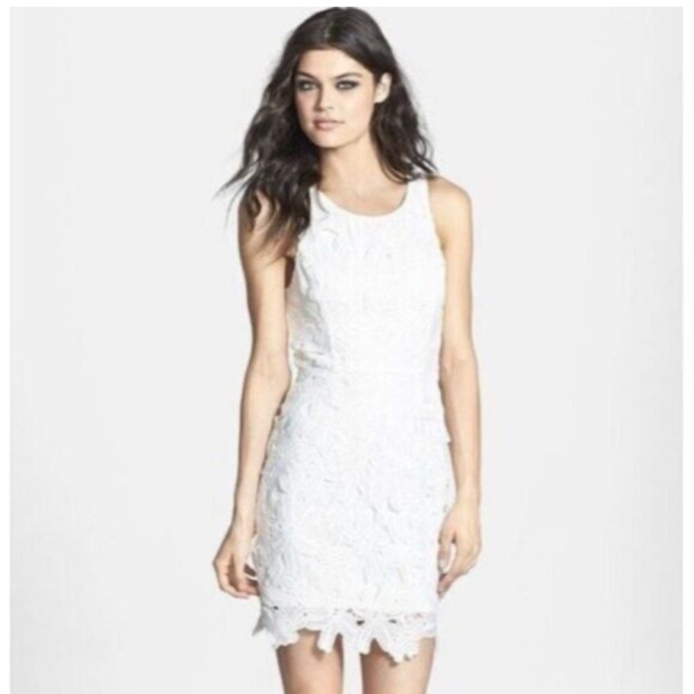 White lace Astr the Label dress